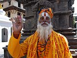 Kathmandu 04 03 Hindu Sadhu At Kathesimbhu Stupa A nice colourful Hindu Sadhu posed for me at Kathesimbhu Stupa in Kathmandu.